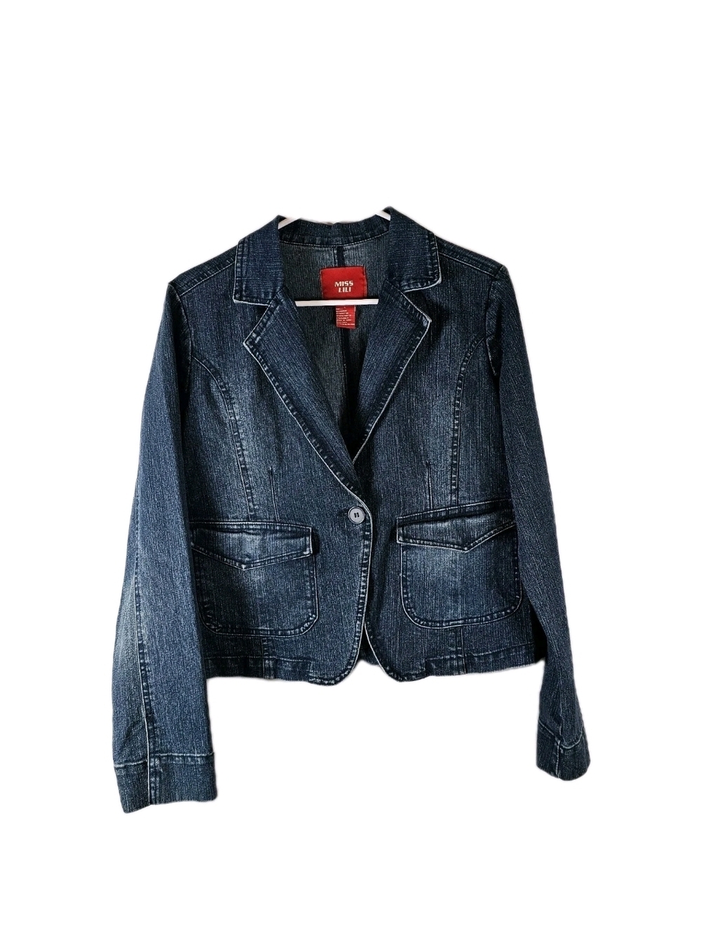 Blue Denim Blazer Jacket